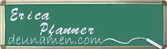 Erica Pfanner Visitenkarte